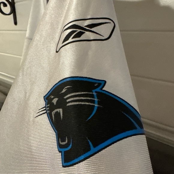 REEBOK CAROLINA PANTHERS CAM NEWTON JERSEY MENS SMALL - Picture 1 of 6